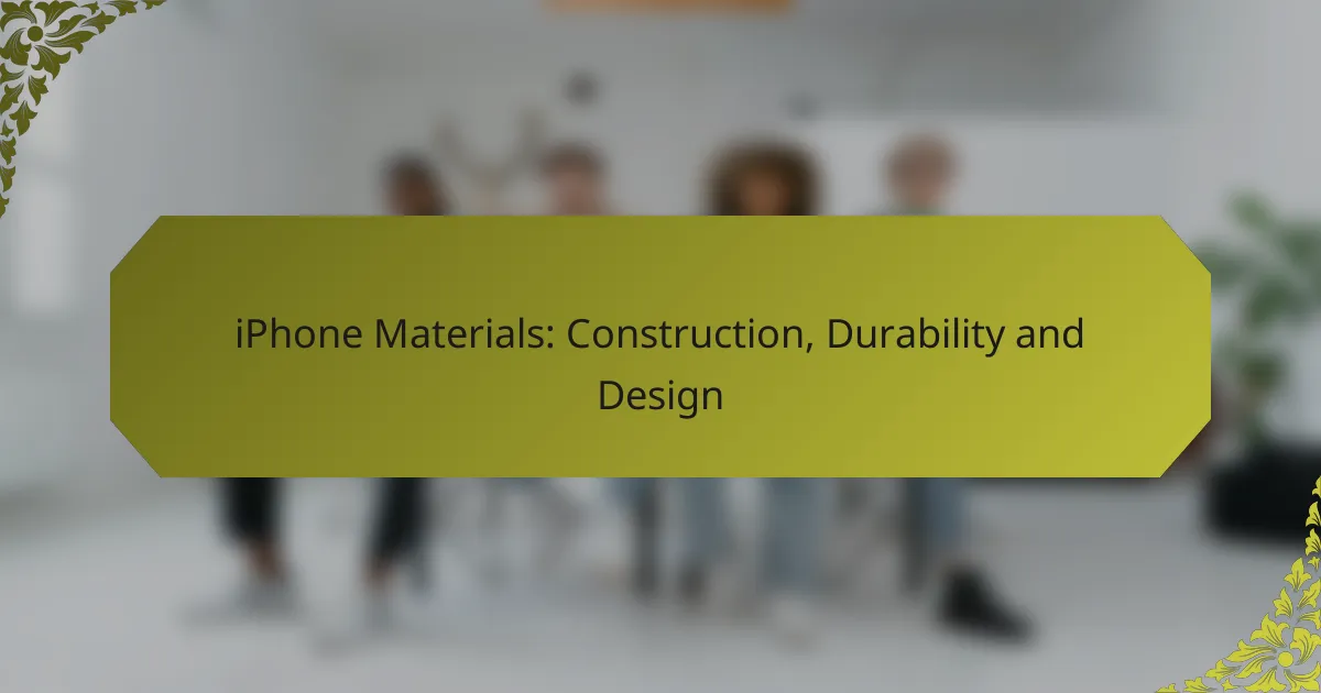 iPhone Materials: Construction, Durability and Design