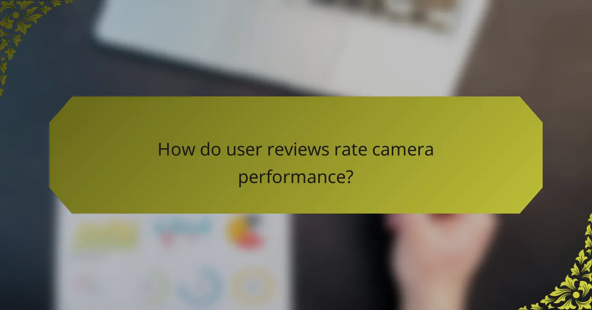How do user reviews rate camera performance?